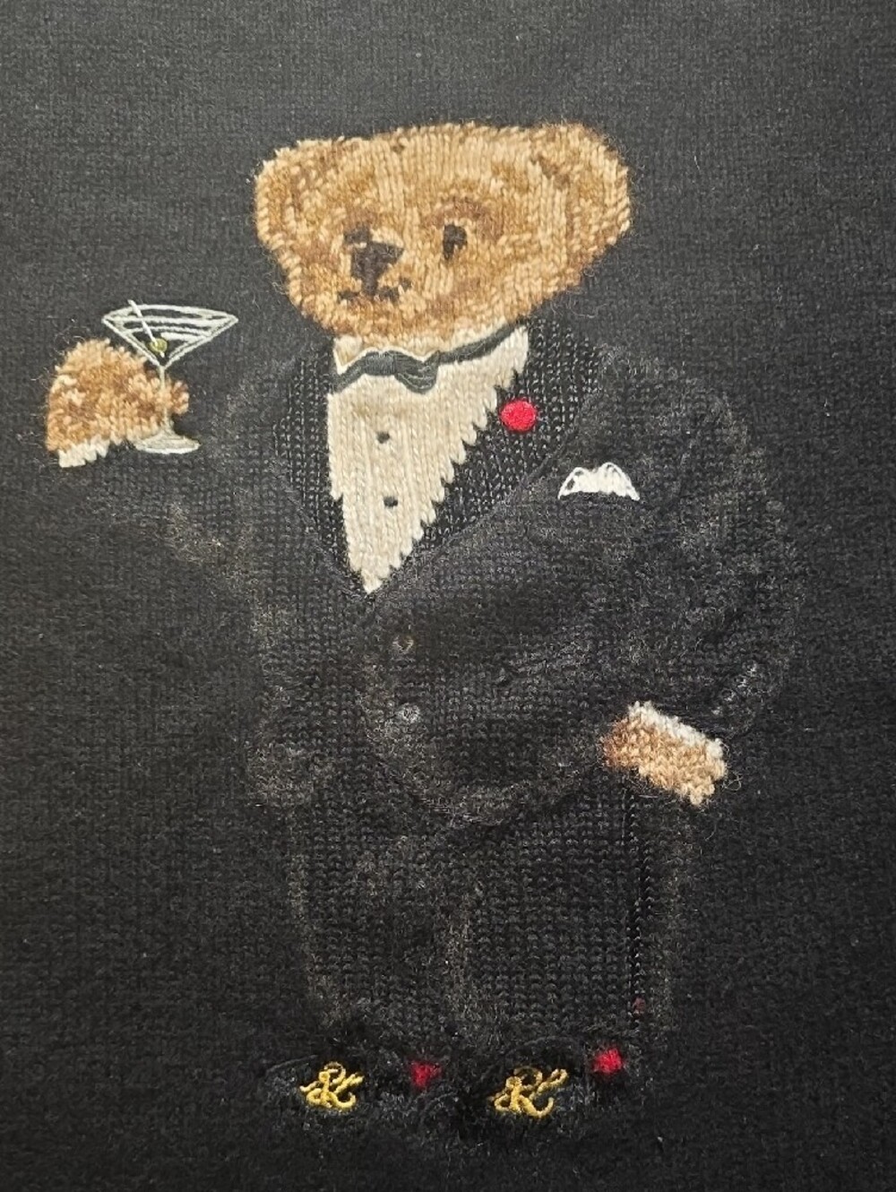 Martini Bear Wool Sweater Polo Ralph Lauren - Picture 4 of 9